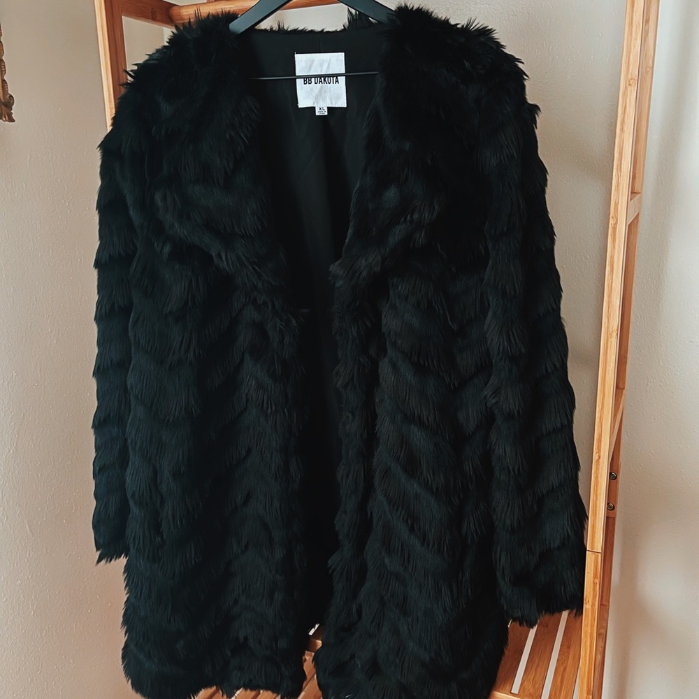 BB Dakota faux fur coat